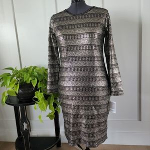 NWT LuLaRoe Elegant "Debbie" Dress Long Sleeve 2XL